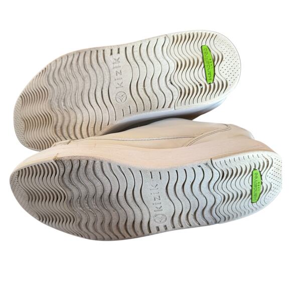 Kizik Women's Wide Hands Free Vegas 2 White Leather Lace Up Sneaker - 8.5 Wide - Picture 10 of 10